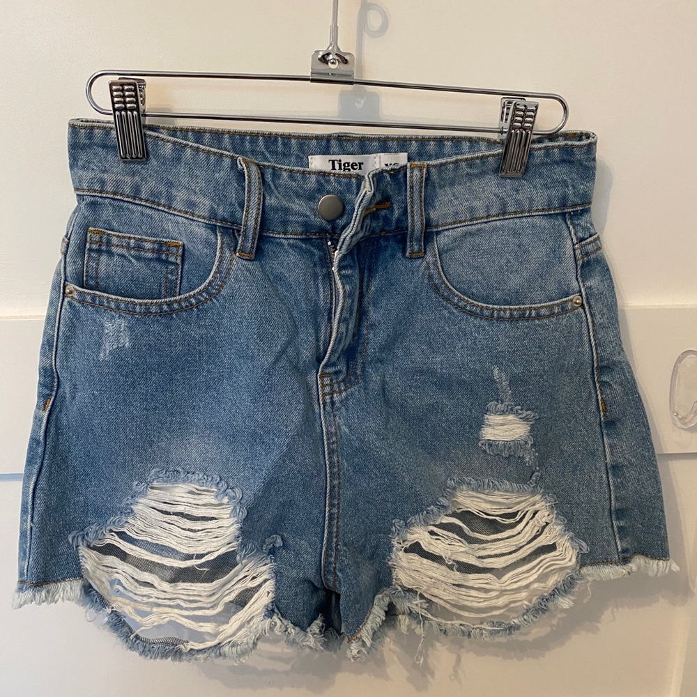 TigerMist XS Denim Shorts